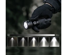 Sofirn IF22A LED žibintuvėlis, 2100 lm, 629 m nuotolis, USB-C, IPX8, 21700, SFT40 LED diodas
