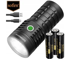 Sofirn Q8+ įkraunamas žibintuvėlis 16000 lm 5300K Q8 plus stiprus