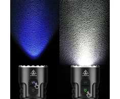 Sofirn SR23 LED žibintuvėlis 3300 lm su UV 365 nm, USB-C, IP68