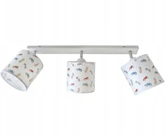 Pakabinamas šviestuvas Solar Lampa wisząca sufitowa regulowana plafon do pokoju chłopca dziecka autka