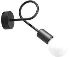 Sollux Lighting Industrialny Kinkiet SUPEŁ juoda Sollux SLA.0037
