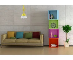 Sollux Lighting Lampa Wisząca ERICA 5 Pomarańczowa Dziecięca LED