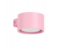 Sollux Lighting sieninis šviestuvas Modo GX53, rožinis