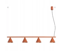 Sollux Lighting Sollux pakabinamas šviestuvas Nox 4L, raudonas