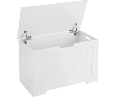 Songmics BALTOS ŽAISLŲ rūšiavimo dėžė 76 x 48 x 40 cm palėpė