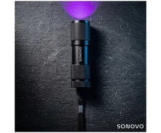 Sonovo Galingas UV žibintuvėlis 12 LED 395nm gintaro mineralams + 3x AAA baterijos