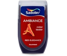 sp. testeris SADOLIN AMBIANCE Raudonas ELEGANCE, visiškai matiniai, 30 ml