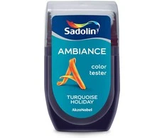 sp. testeris SADOLIN AMBIANCE TURQUOISE HOLIDAY, visiškai matiniai, 30 ml