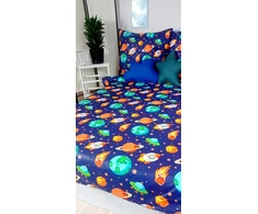 SPALVINGOS MEDVILNINĖS PATALĖS VAIKAMS MEDVILNĖ 120x160 cm + 1x 70x80 CM krepšelis