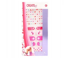 Spalvingos nagų lipdukai "Create It!" vaikams nuo 6 metų