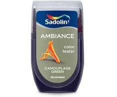 Spalvos testeris SADOLIN AMBIANCE CAMOUFLAGE Žalias, visiškai matiniai, 30 ml