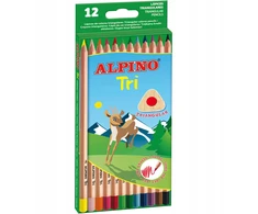 Pieštukai spalvoti ALPINO TRI 12sp