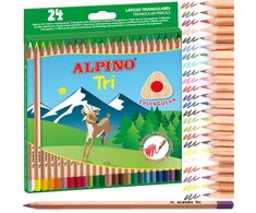 Pieštukai spalvoti ALPINO TRI 24sp
