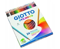 Spalvoti pieštukai Fila Giotto Stilnovo, 24 spalvų