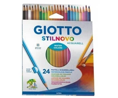Spalvoti pieštukai Fila Giotto Stilnovo, akvareliniai, 24 spalvų