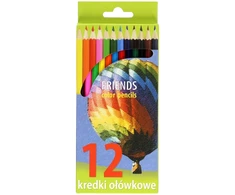 Spalvoti pieštukai "grand" 12 vnt.
