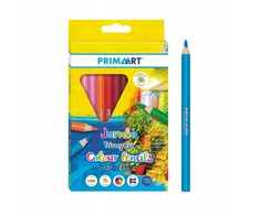 Spalvoti pieštukai Prima Art Jumbo, 12 vnt.