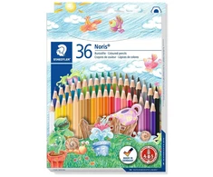 Spalvoti pieštukai STAEDTLER Noris Club 144, 36 spalvų.