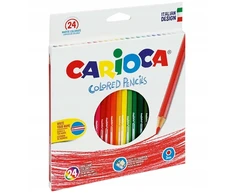 Spalvotų pieštukų rinkinys Carioca, 24 spalvos