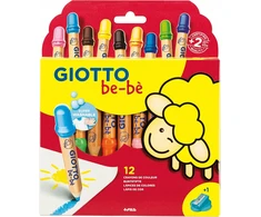 Fila Spalvotų pieštukų rinkinys Giotto Be-Bè, 12 vnt.