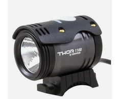 Spanninga Dviračio priekinis apšvietimas - THOR - 1100 - LED CREE® - Įkraunamas per USB - Juodas