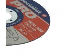 SPECIALIST+ metalo pjovimo diskas PRO, 125x1x22 mm