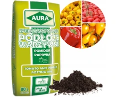 Specializuotas dirvožemio substratas pipirams, pomidorams, 80 l