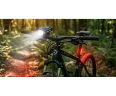 SPECTER LED PRIEKINIS DVIRAČIO LEMPAS 1600lm 5200mAh su powerbank funkcija