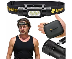 Specter Spectre 5LED priekinis žibintas, USB įkraunamas, vandeniui atsparus 2000lmetui