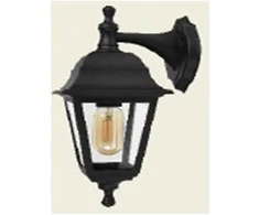 Spector Light Sieninis lauko šviestuvas PP 60W E27 20x15x41cm juodas