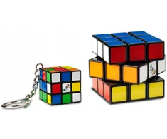 Spin Master ORIGINALUS KLASIKINIS RUBIC CUB + 3X3 RAKTŲ PAKAKAS