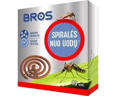 Uodų atbaidymo spiralė Bros 100 g, 10 vnt.