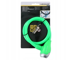 Dunlop - Zapięcie do roweru spiralne na klucz 65 cm (Žalias)