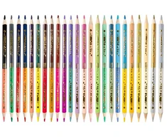 Spokey Dvipusiai trikampiai pieštukai 48 spalvų EASY - Easy Stationery