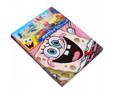 Spongebob Kolorowa, DWUSTRONNA, bawełniana pościel na zamek 140x200 cm