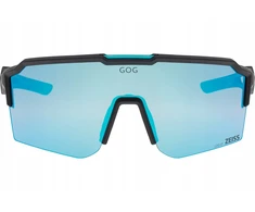 Sportiniai saulės akiniai GOG by Zeiss Valhalla E620-1, juodi su mėlynais lęšiais