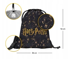 Sportinis krepšys - BAAGL - Harry Potter - Juodas - 46x36cm - Berniukams