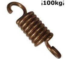 Spyruoklė krėslui-sūpynėms pakabinti 14cm tamsiai ruda