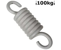 Spyruoklė krėslui-sūpynėms pakabinti 14cm balta