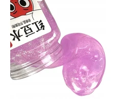 Squishysquishies 4 GLITTER SLIME RINKINYS indelyje JARS KAWAII SENSORY masė