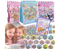 SquishySquishies CREATIVE PREMIUM rinkinys Iškarpų albumas HOUSES Lipdukai 1440 Scenes 24 + BONUS