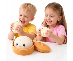 SquishySquishies Didelis Squishy Dumpling XXL, antistresinis Slow Rising koldūno rankena