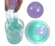 SquishySquishies JAR OF SLIME RUNNING galactic in in the PLASTIC MASS sensorinis IS