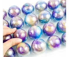 Squishysquishies Perlinė "galaxy" masė "slime" - 3 vnt. jutimo žaislas