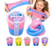SquishySquishies PUTOLAS, polimerinio plastiko masė puodelyje, 5 cm, ĮVAIRIŲ SPALVŲ