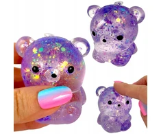 Squishysquishies Silikoninis minkštas žaislas "miškas" su blizgučiais, 6 cm