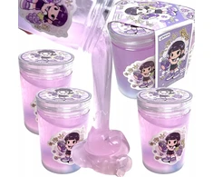 SquishySquishies SLIME 3Pack SPENTED GRAPE KAWAII antistresinis rinkinys iš 3 dalių