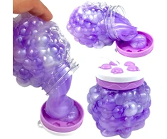 Squishysquishies Slime GALAXY PERŁOWY masa SENSORYCZNA WINOGRONO