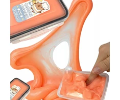 Squishysquishies SLIME KAPIBARA Z POSYPKĄ SENSORYCZNĄ - IS KREATYWNA ZABAWA