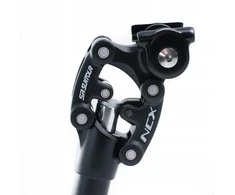 SR Suntour SP25-NCX BLK pakabos sėdynės stulpas (31,6*350mm), aliuminis